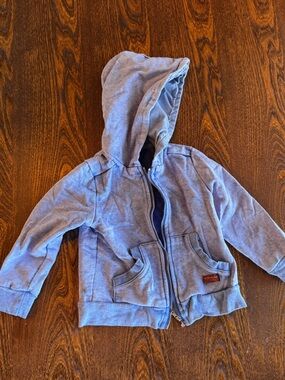 Seven7 Light Blue zip hoodie for Kids
